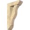 Ekena Millwork Funston Slat Rough Sawn Bracket w/ Offset Brace, Douglas Fir, 6"W x 18"D x 30"H BKT0604X18X30FST06RDF - alternate 1